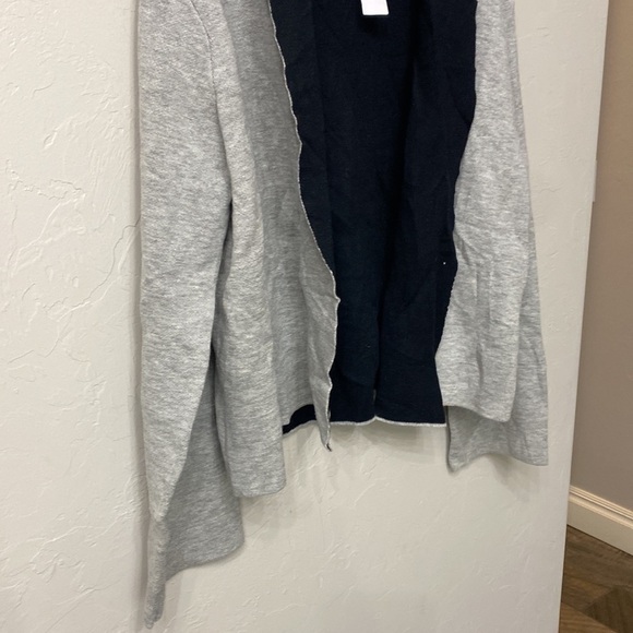 J.Crew Grey open front sweater blazer size M.NWT - Picture 6 of 13